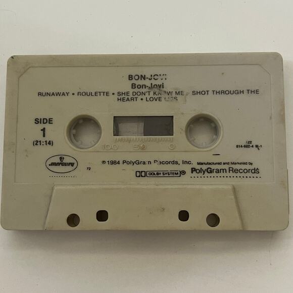 None Other - Bon-Jovi - Self-Titled Cassette Tape TB6-OT2